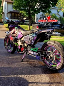 Suzuki DRZ400SM Drz400s drz400 Supermoto DRZ CUSTOM GRAPHICS KIT Super Joker - Picture 1 of 5