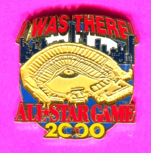 2000 ALL STAR GAME PIN GOLD RED BLUE PIN ATLANTA ALL STAR GAME I WAS THERE PIN - Picture 1 of 1