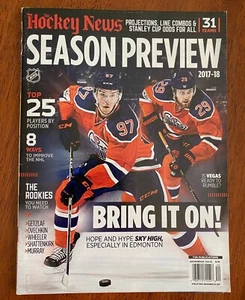 HOCKEY NEWS SEASON PREVIEW 2017-18, OILERS Connor McDAVID and DRAISAITL Cover - Bild 1 von 1