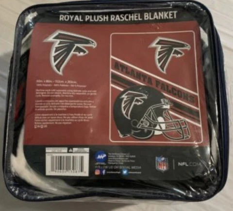 NEW NFL Officially licensed Northwest Raschel Throw blanket 60" x 80" Cover