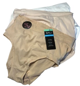 Bali Brief Womens XL 8 Smoothing 3 No Visible Lines Breathable Comfort DFMEB3 - Picture 1 of 9
