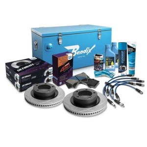 Bendix Ultimate 4x4 Brake Upgrade Kit Front (Suits 2" Lift) U4WD-BUK17+2 - Picture 1 of 5