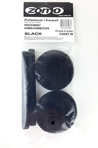 Sennheiser HD-25 Replacement Ear Pads Velour Black pair Zomo HD-25SP - Picture 1 of 4