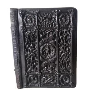 H. Noel Humphreys - PARABLES of OUR LORD in Black papier-mâché - 1847 / SUPERB!! - Picture 1 of 24