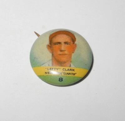 1932 Orbit Gum Béisbol PR2 #8 George Earnshaw Atletismo Prendedor Botón Pinback Foto 1 de 2