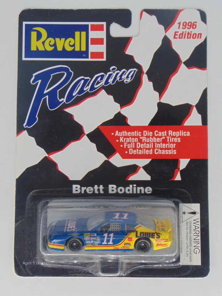 REVELL 1996 BRETT BODINE #11 FORD THUNDERBIRD LOWE'S NASCAR 1:64 - Image 1 of 1
