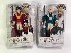 Harry Potter Draco Malfoy Quidditch Quadribol lotto di 2 figurine *nuove con scatola-nrfb* - Foto 1 di 7
