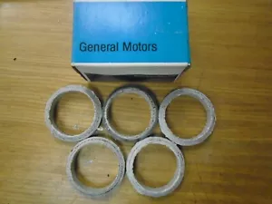 (5) NUEVO DE LOTE ANTIGUO 53 54 55 56 57 58-74 TUBO DE ESCAPE CORBETA ANILLO DE EMBALAJE DE DONAS GM 6271611 - Imagen 1 de 4
