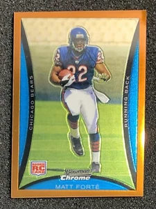 2008 Bowman Chrome #BC69 Matt Forte Bronze Chicago Bears Rookie RC /329 - Picture 1 of 2