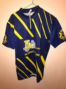 Maillot de coureur cycliste vintage , porté,TJC Constructions CMS Sully (12) - Picture 1 of 4