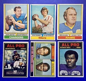 1974 Topps Football Partial Set (397/528) VG-EX/EX-MINT. PS745 - Picture 1 of 6