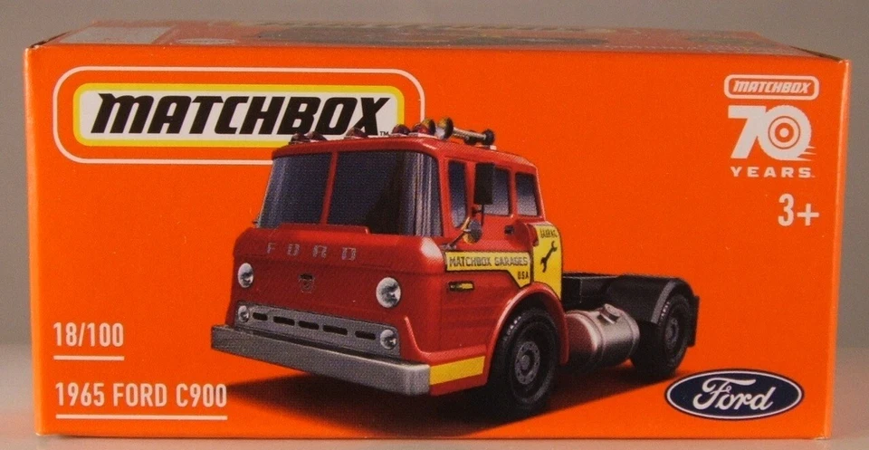 MATCHBOX POWER GRABS #18 1965 Ford C900 tractor truck, 2023 issue (NEW in BOX) - Image 1 of 1