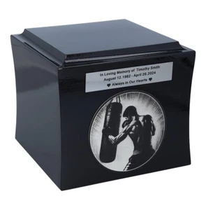 Urne pour un boxeur Urne pour un guerrier - Urne de boxe - Foto 1 di 11