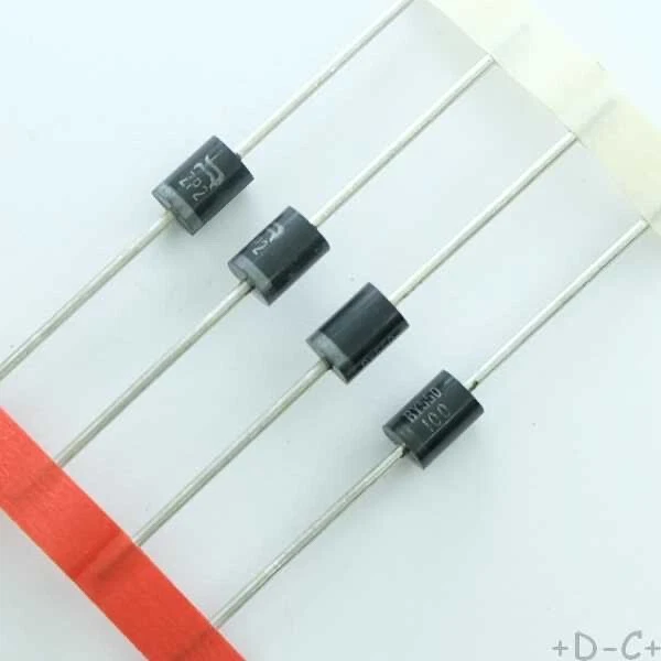 BY2000 Diode redressement 2000V 3A DO-201 Diotec RoHS (lot de 4)