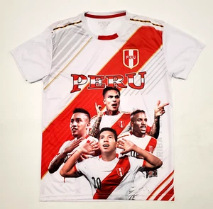 Peru Soccer Futbol Team Fan Jersey World Cup Russia 2018 Guerrero 9 Size Small - Picture 1 of 10