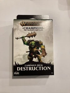 Warhammer Age of Sigmar Champions Campaign Deck Destruction Trading Card Game - Picture 1 of 1