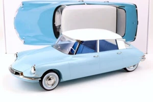 Norev Citroën DS 19 1959 Bleu Nuage&Blanc Carrare 1/12 - Foto 1 di 1