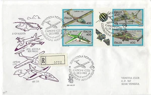 1983 - FDC VENETIA - n.551bis - Aerei - Viaggiata - Picture 1 of 1