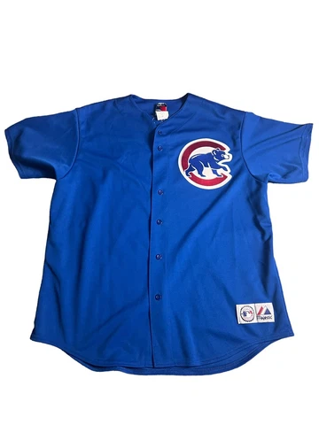 Vintage Majestic MLB Chicago Cubs Garciaparra Baseball Jersey Size XXL Cover