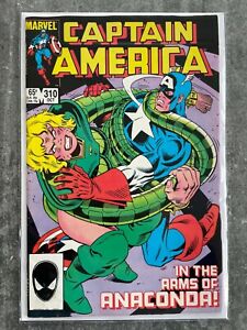 Captain America #310 | 1st app The Serpent Society | NM- | B&B (Marvel 1985)