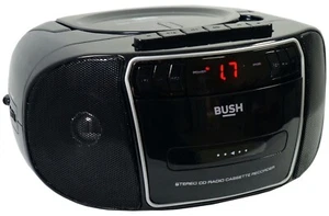 Bush KBB500 CD Radio Ghettoblaster - schwarz silber (Band funktioniert nicht) - Bild 1 von 2