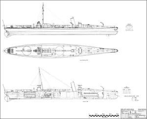 SMS S 33, Torpedoboot 1887. Modellbauplan - Bild 1 von 2