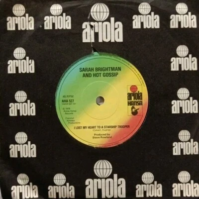 Sarah Brightman & Hot Gossip-Lost My Heart To A Starship Trooper Vinyl 7" Single - Image 1 of 4