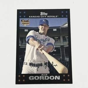 2007 Topps Alex Gordon #634 Rookie RC - Kansas City Royals