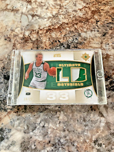 Larry Bird Game Used Patch 2007-08 Ultimate Collection Dual #18/25 CELTICS