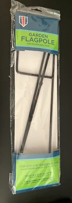 1 poste de bandera de jardín de metal de Wincraft | 12,5" x 18" | Fácil montaje sin herramientas NUEVO Foto 1 de 4