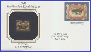 USA2 # 295 U/A GOLDEN REPLICA non FDC Pan-Am Expo Issue - Bild 1 von 1