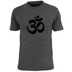 Mens Om Symbol T Shirt Spirituality Hinduism Buddhism Sikhism Jainism Religion - Picture 1 of 2