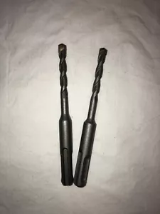 Qty 2 SDS Rotary Hammer Drill Bits 1/4" x 4 1/4" fit Hilti Bosch DeWalt Mikita - Picture 1 of 4