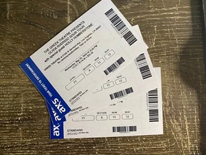 Classic AXS.com Paper Personalized Event Ticket Stubs - Picture 1 of 3