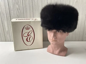 Authentic Russian Fur Hat - Made in St. Petersburg Size 59cm in Box - Picture 1 of 10