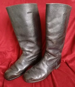 Vintage Paar DDR Armee Jackboots NVA Gummisohlen Gr. 28,5 oder UK 8,5 - Bild 1 von 17