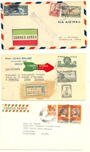 MEXICO 1929/77--9 x COVER/ CARD - F/VF  - Picture 1 of 6