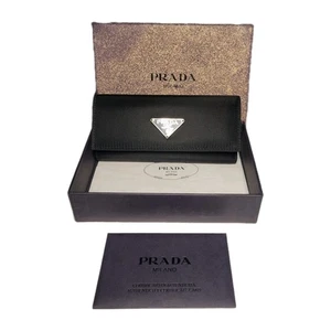 Rare Authentic PRADA Six Key Holder Nero Black Tessuto M223 New in Box & Tag COA - Picture 1 of 21