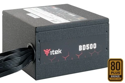 ITPSEBD500 itek BD500 alimentatore per computer 500 W 24-pin ATX ATX Nero - Immagine 1 di 4