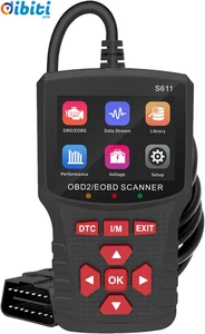 S611 OBD2 Diagnosi Auto, Una Chiave I/M, Spia Motore Di Controllo, Lettore Di Co - Foto 1 di 12