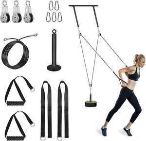 Home Gym Kabelrollensystem - LAT Pull Down & Bizeps Curl Aufsätze - Bild 1 von 5