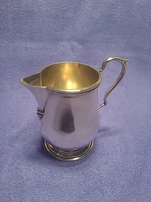 1930 Birmingham Sterling Silver Baluster Jug 97g Joseph Gloster Ltd - Image 1 of 4