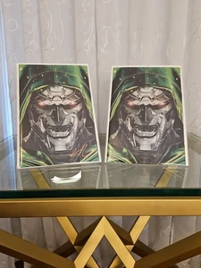 One World Under Doom #6 John Giang Virgin Foil X2 (One Signed) LTD 1000 w/COA - Picture 1 of 9
