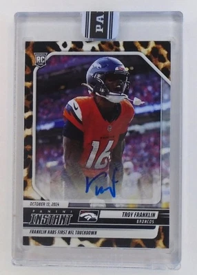 2024 Panini Instant NFL TROY FRANKLIN Rookie RC Auto JAGUAR SSP 4/10 - Image 1 of 2