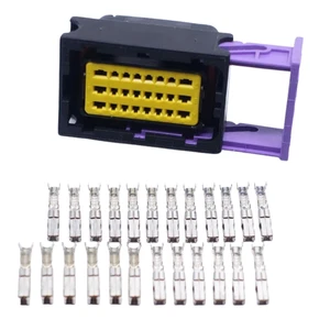 24 Pin ECU Connector Plug Socket & Pins for FCI Delphi Female 211PC249S8005 - Picture 1 of 2