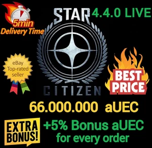 Star Citizen aUEC 66.000.000 🎁+5% Bonus🎁 Alpha UEC 4.3.2 Live Preview - Bild 1 von 1