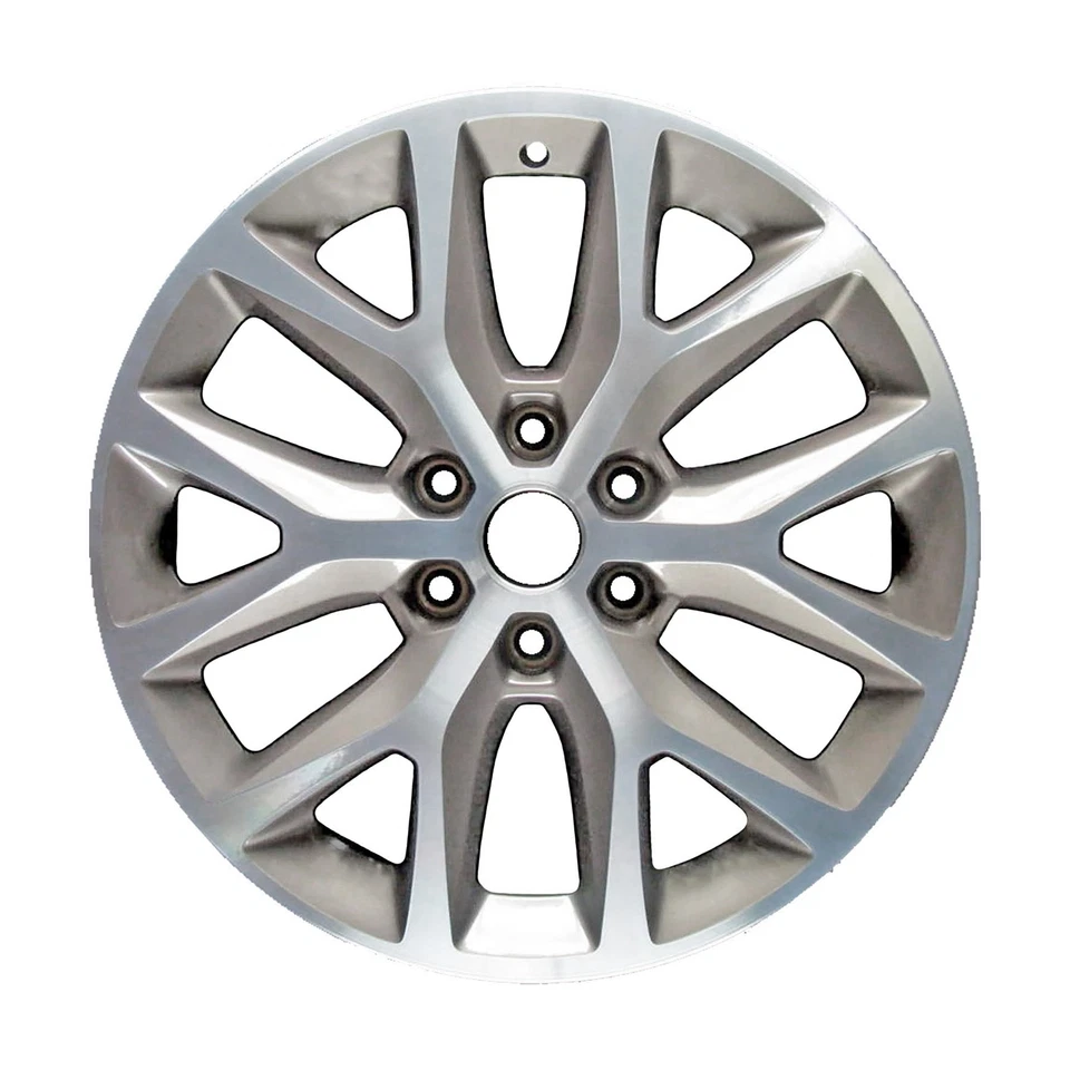 03991 Reconditioned OEM Factory Aluminum 20x8.5 Wheel Machined w/Tan - Image 1 of 1