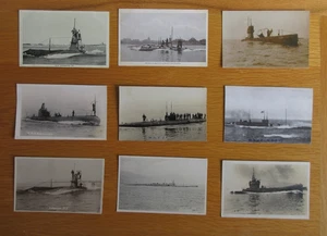 LOT OF 9 RP POSTCARDS SUBMARINES 1902-1930 - Picture 1 of 8