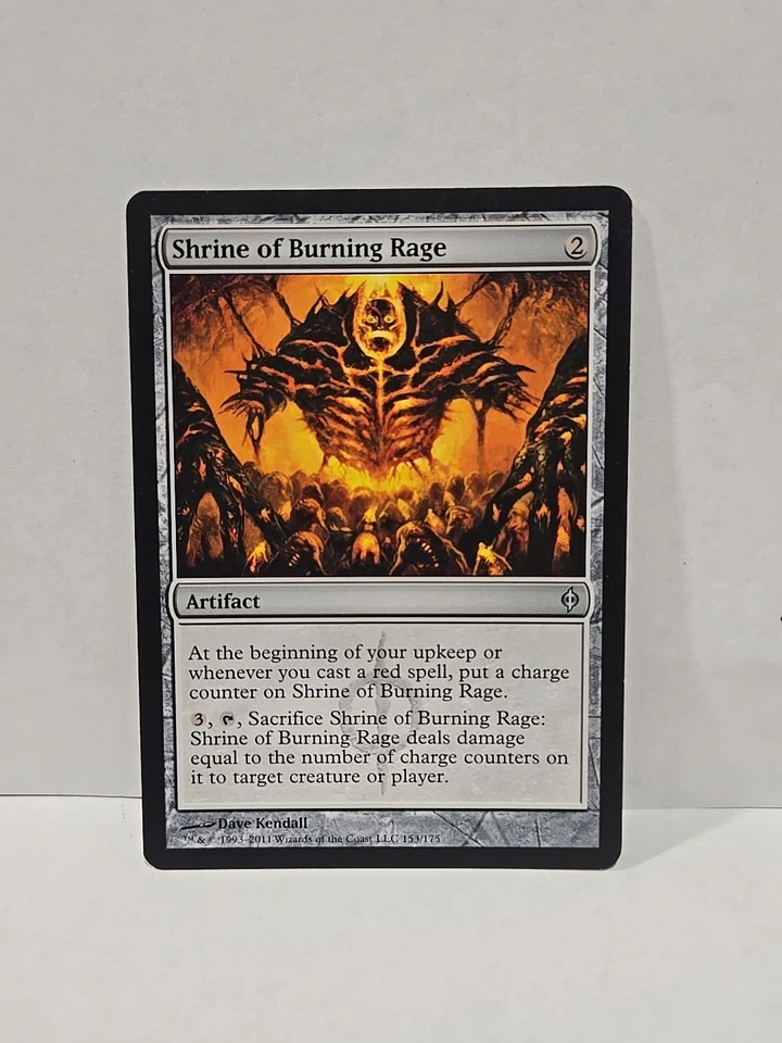 Shrine of Burning Rage New Phyrexia Regular - Image 1 of 2