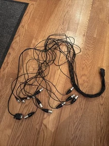 AJA Kona 4 DVI M1-DA 30+5 pin Breakout Cable 8 x XLR 5 x BNC SDI 1 x RS-422 6ft - Picture 1 of 9
